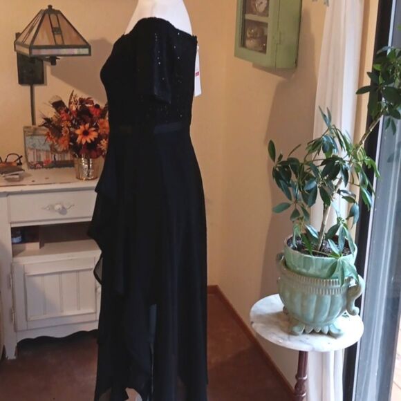 NWT Bery Love Sequined Off Shoulder Evening Dress. Whimsigoth, Dressy, Cocktail - Picture 5 of 14